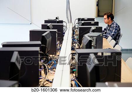 Computer Room, Electronics and Communications Unit, CEIT (Center of Studies and Technical Research), University of Navarra, Donostia, Gipuzkoa, Basque Country, Spain View Large Photo Image Stock Photograph - Computer Room, Electronics and Communications Unit, CEIT (Center of Studies and Technical Research), University of Navarra, Donostia, Gipuzkoa, Basque Country, Spain. Fotosearch