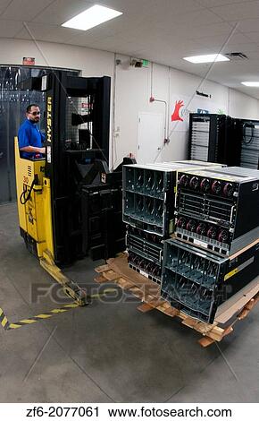 computer technology IT company shipping inventory man with forklift moving computer inventory. View Large Photo Image Stock Image - computer technology IT company shipping inventory man with forklift moving computer inventory.. Fotosearch