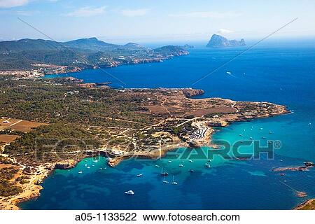 Comte Beach. Ibiza. Balearic Islands. Spain. View Large Photo Image Stock Image - Comte Beach. Ibiza. Balearic Islands. Spain.. Fotosearch