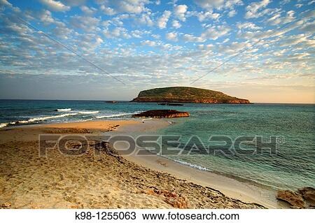 Comte Beaches Sant Antoni de Portmany Ibiza Spain Illes Balears View Large Photo Image Stock Image - Comte Beaches Sant Antoni de Portmany Ibiza Spain Illes Balears. Fotosearch
