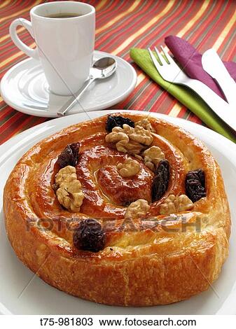 Conch walnuts, raisins and honey with coffee View Large Photo Image Stock Image - Conch walnuts, raisins and honey with coffee. Fotosearch