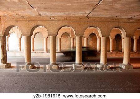 Stock Photography - concrete columns in automobile tunnell in memphis tennessee usa.. Fotosearch