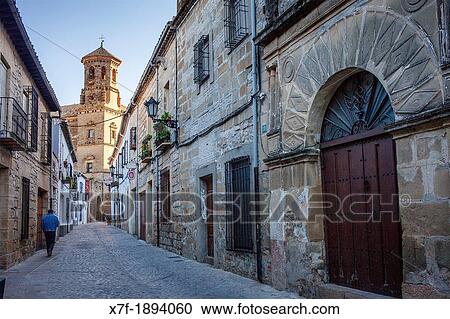 Conde Romanones street, in background Old University building, Baeza Jaen province, Andalucia, Spain View Large Photo Image Stock Image - Conde Romanones street, in background Old University building, Baeza Jaen province, Andalucia, Spain. Fotosearch