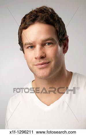 Stock Image - Confident white caucasian male man.. Fotosearch