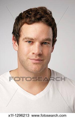 Stock Image - Confident white caucasian male man.. Fotosearch