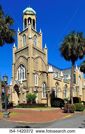 Congregation Mickve Israel 1793 church in historic Savannah Georgia GA View Large Photo Image Stock Image - Congregation Mickve Israel 1793 church in historic Savannah Georgia GA. Fotosearch