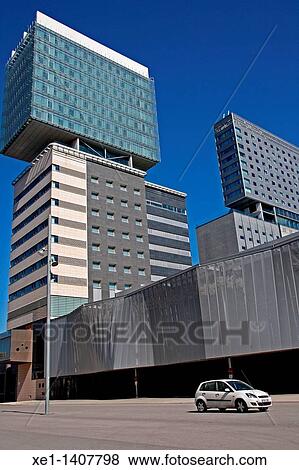 Stock Photo - Congress Palace, Forum, Barcelona, Catalonia, Spain. Fotosearch