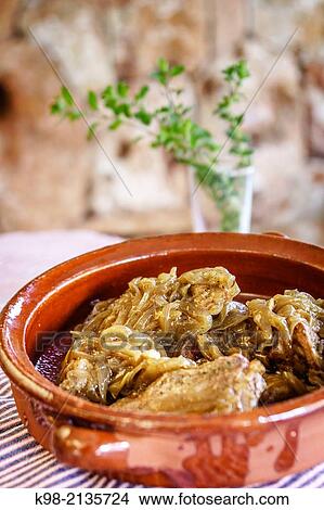 Conill amb ceba, rabbit with onions, Can Ramis, Llucmajor, Mallorca, Balearic Islands, Spain. View Large Photo Image Picture - Conill amb ceba, rabbit with onions, Can Ramis, Llucmajor, Mallorca, Balearic Islands, Spain.. Fotosearch