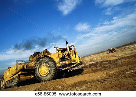 Stock Photography - Construction, earth moving. Fotosearch
