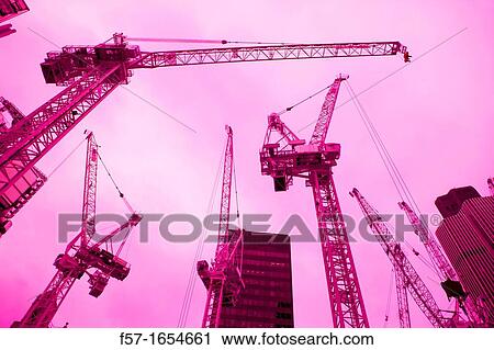 Construction in The City of London, England View Large Photo Image Stock Image - Construction in The City of London, England. Fotosearch