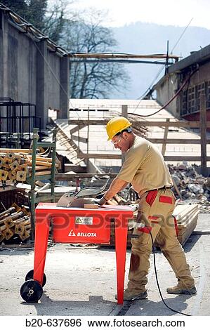 Construction machinery, bench saw with woodcutting circular saw View Large Photo Image Stock Photograph - Construction machinery, bench saw with woodcutting circular saw. Fotosearch