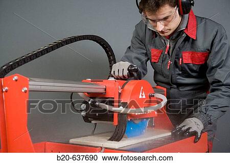 Construction machinery, cutting table with diamond blade View Large Photo Image Stock Image - Construction machinery, cutting table with diamond blade. Fotosearch