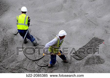 Stock Photography - Construction of the T8 tramway line from Saint-Denis to Epinay and Villetaneuse. Its entry into service is planned for 2014. Saint-Denis, northern suburbs of Paris, Seine-Saint-Denis, Ile-de-France, France.. Fotosearch
