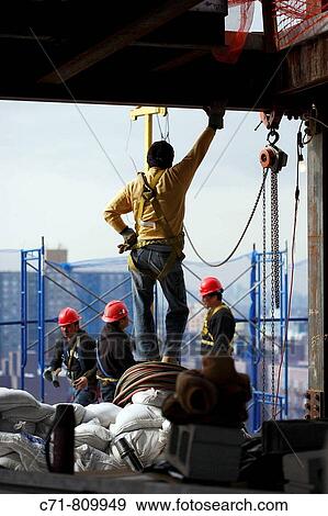 Construction steel workers View Large Photo Image Stock Photo - Construction steel workers. Fotosearch