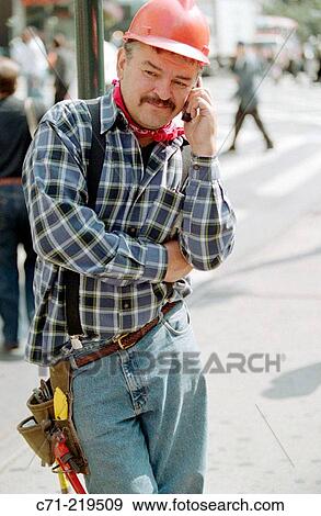 Construction worker View Large Photo Image Stock Photo - Construction worker. Fotosearch