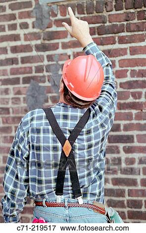 Construction worker View Large Photo Image Stock Photo - Construction worker. Fotosearch