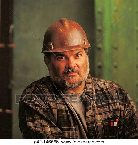 Stock Photograph - Construction worker. Fotosearch