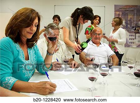 Consumers tasting wine tutored by a sensory analysis specialist, AZTI-Tecnalia Marine and Food Research Center, Derio, Bizkaia, Euskadi, Spain View Large Photo Image Stock Image - Consumers tasting wine tutored by a sensory analysis specialist, AZTI-Tecnalia Marine and Food Research Center, Derio, Bizkaia, Euskadi, Spain. Fotosearch