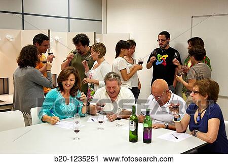 Consumers tasting wine tutored by a sensory analysis specialist, AZTI-Tecnalia Marine and Food Research Center, Derio, Bizkaia, Euskadi, Spain View Large Photo Image Stock Image - Consumers tasting wine tutored by a sensory analysis specialist, AZTI-Tecnalia Marine and Food Research Center, Derio, Bizkaia, Euskadi, Spain. Fotosearch