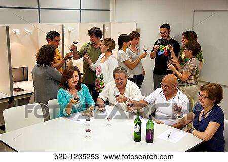 Consumers tasting wine tutored by a sensory analysis specialist, AZTI-Tecnalia Marine and Food Research Center, Derio, Bizkaia, Euskadi, Spain View Large Photo Image Stock Image - Consumers tasting wine tutored by a sensory analysis specialist, AZTI-Tecnalia Marine and Food Research Center, Derio, Bizkaia, Euskadi, Spain. Fotosearch