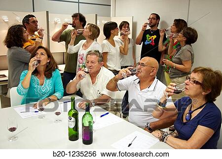 Consumers tasting wine tutored by a sensory analysis specialist, AZTI-Tecnalia Marine and Food Research Center, Derio, Bizkaia, Euskadi, Spain View Large Photo Image Stock Photograph - Consumers tasting wine tutored by a sensory analysis specialist, AZTI-Tecnalia Marine and Food Research Center, Derio, Bizkaia, Euskadi, Spain. Fotosearch
