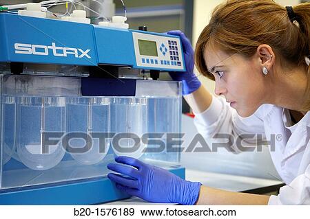 Control of disintegration of tablets, Laboratory quality control, Pharmaceutical plant, Research Center, Pharmacy, Area Health, Tecnalia Research & Innovation, Araba Technology Park, Miano, Basque Country, Spain View Large Photo Image Stock Photo - Control of disintegration of tablets, Laboratory quality control, Pharmaceutical plant, Research Center, Pharmacy, Area Health, Tecnalia Research & Innovation, Araba Technology Park, Miano, Basque Country, Spain. Fotosearch