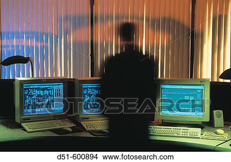 Control room of petrochemical plant View Large Photo Image Picture - Control room of petrochemical plant. Fotosearch