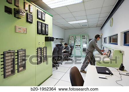 Control room. Power Electric Laboratory. Certification of electrical equipment. Technological Services to Industry. Tecnalia Research & innovation, Bizkaia, Basque Country, Spain. View Large Photo Image Picture - Control room. Power Electric Laboratory. Certification of electrical equipment. Technological Services to Industry. Tecnalia Research & innovation, Bizkaia, Basque Country, Spain.. Fotosearch