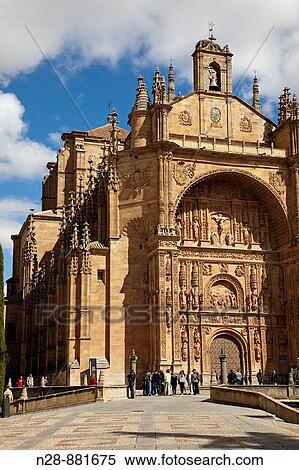 Stock Photography - Convent of San Esteban church, Salamanca, Castilla-Leon, Spain. Fotosearch