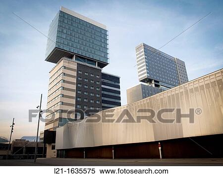 Convention Center in Forum area, Diagonal Mar neighborhood, Barcelona, Catalonia, Spain View Large Photo Image Stock Photography - Convention Center in Forum area, Diagonal Mar neighborhood, Barcelona, Catalonia, Spain. Fotosearch