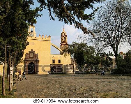 Picture - Convento de San Bernardino. Xochimilco. Ciudad de Mexico. Fotosearch