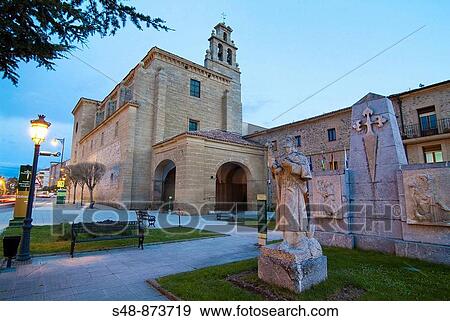 Convento de San Francisco, Bernardo de Fresneda hostel and monument to the traveler. Santo Domingo de la Calzada. La Rioja. Spain View Large Photo Image Stock Photo - Convento de San Francisco, Bernardo de Fresneda hostel and monument to the traveler. Santo Domingo de la Calzada. La Rioja. Spain. Fotosearch