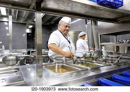 Cook, Food menu preparation, hospital kitchen, Onkologikoa Hospital, Oncology Institute, Case Center for prevention, diagnosis and treatment of cancer, Donostia, San Sebastian, Gipuzkoa, Basque Country, Spain View Large Photo Image Stock Image - Cook, Food menu preparation, hospital kitchen, Onkologikoa Hospital, Oncology Institute, Case Center for prevention, diagnosis and treatment of cancer, Donostia, San Sebastian, Gipuzkoa, Basque Country, Spain. Fotosearch