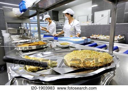 Cook, Food menu preparation, hospital kitchen, Onkologikoa Hospital, Oncology Institute, Case Center for prevention, diagnosis and treatment of cancer, Donostia, San Sebastian, Gipuzkoa, Basque Country, Spain View Large Photo Image Stock Image - Cook, Food menu preparation, hospital kitchen, Onkologikoa Hospital, Oncology Institute, Case Center for prevention, diagnosis and treatment of cancer, Donostia, San Sebastian, Gipuzkoa, Basque Country, Spain. Fotosearch