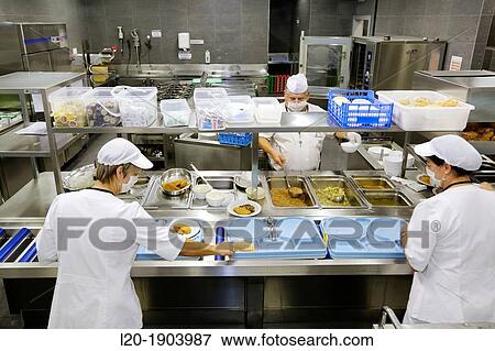 Cook, Food menu preparation, hospital kitchen, Onkologikoa Hospital, Oncology Institute, Case Center for prevention, diagnosis and treatment of cancer, Donostia, San Sebastian, Gipuzkoa, Basque Country, Spain View Large Photo Image Stock Photo - Cook, Food menu preparation, hospital kitchen, Onkologikoa Hospital, Oncology Institute, Case Center for prevention, diagnosis and treatment of cancer, Donostia, San Sebastian, Gipuzkoa, Basque Country, Spain. Fotosearch