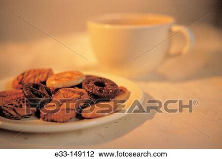 Cookies and tea View Large Photo Image Stock Image - Cookies and tea. Fotosearch
