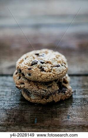 Stock Photo - Cookies. Chocolate Chips.. Fotosearch