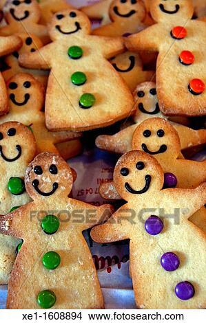 cookies with chocolate-colored pills. View Large Photo Image Picture - cookies with chocolate-colored pills.. Fotosearch