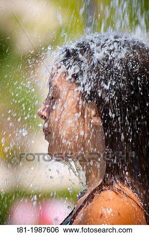 Cool shower View Large Photo Image Stock Photograph - Cool shower. Fotosearch