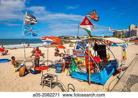 Copacabana beach, Rio de Janeiro, Brazil View Large Photo Image Stock Image - Copacabana beach, Rio de Janeiro, Brazil. Fotosearch