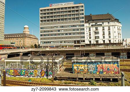 Copenhagen, Denmark - August 2012. Drawings of graffiti near the railway station in Copenhagen. View Large Photo Image Stock Image - Copenhagen, Denmark - August 2012. Drawings of graffiti near the railway station in Copenhagen.. Fotosearch