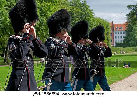 Copenhagen, Denmark, Rosenborg Castle Royal gardens, royal guards ceremony View Large Photo Image Picture - Copenhagen, Denmark, Rosenborg Castle Royal gardens, royal guards ceremony. Fotosearch