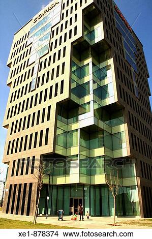 Picture - Copisa building in Pla? a Europa, Hospitalet de Llobregat. Barcelona province, Catalonia, Spain. Fotosearch