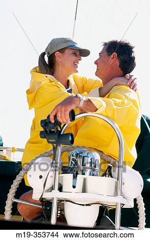 cople on a sailboat View Large Photo Image Picture - cople on a sailboat. Fotosearch