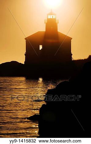 Coquille River Lighthouse at sunset - Bullard's Beach State Park - Bandon, Oregon View Large Photo Image Stock Image - Coquille River Lighthouse at sunset - Bullard's Beach State Park - Bandon, Oregon. Fotosearch