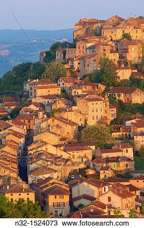 Cordes Sur Ciel, Cordes-sur-Ciel at Dawn, Tarn Department, Midi-Pyrenees, France, Europe. View Large Photo Image Stock Image - Cordes Sur Ciel, Cordes-sur-Ciel at Dawn, Tarn Department, Midi-Pyrenees, France, Europe.. Fotosearch