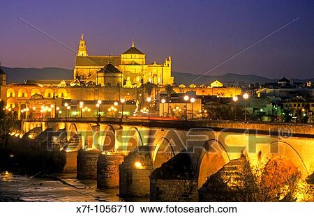 Cordoba Andalusia Spain: Mosque Cathedral and Roman Bridge, as seen from Guadalquivir river View Large Photo Image Stock Image - Cordoba Andalusia Spain: Mosque Cathedral and Roman Bridge, as seen from Guadalquivir river. Fotosearch