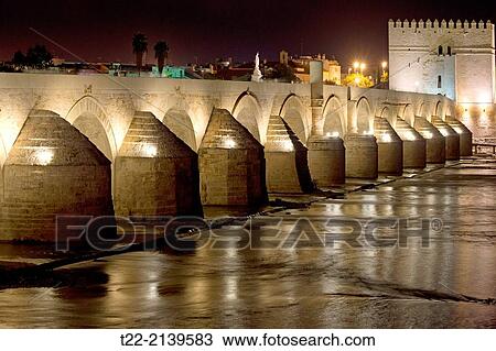 Cordoba (Spain). Roman bridge in Cordoba. View Large Photo Image Stock Image - Cordoba (Spain). Roman bridge in Cordoba.. Fotosearch