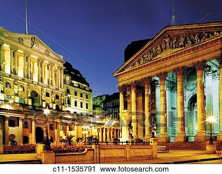 corn exchange, bank of england, london, night, england, uk, europe View Large Photo Image Stock Image - corn exchange, bank of england, london, night, england, uk, europe. Fotosearch