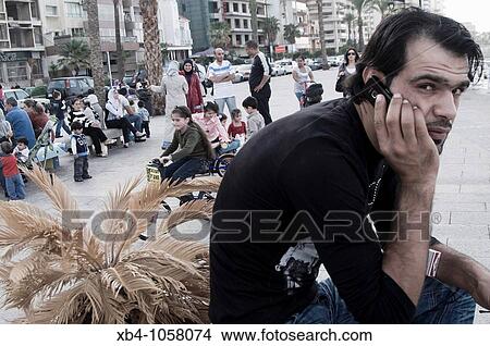 Picture - Corniche Beirut, Beirut, Lebanon. Fotosearch